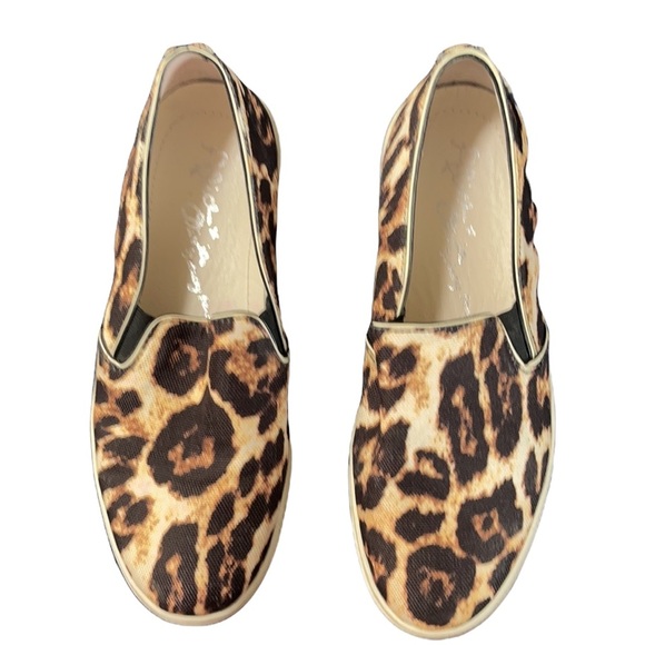 ALICE & OLIVIA “Pamela” leopard slip on sneaker Size 7.5 - Picture 3 of 6